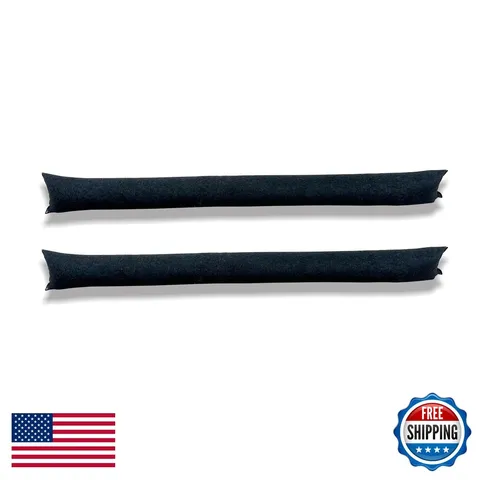 Jindouyun 2Pcs 5Ft Water Activated Flood Barriers For Garage And Home Doors