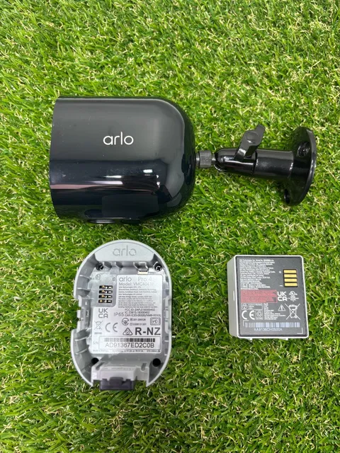 Arlo Pro 4 Spotlight Wireless Camera Single VMC4041P Black with Cord - 19