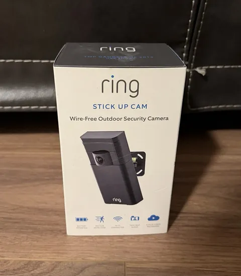 Ring Stick Up Cam Wireless Wire-Free Outdoor Security Camera • NOB