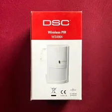 DSC WS4904 Wireless PIR Motion Sensor, Indoor Infrared Smart Home, White
