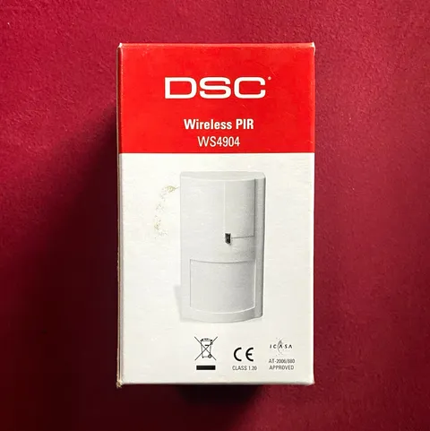 DSC WS4904 Wireless PIR Motion Sensor, Indoor Infrared Smart Home, White