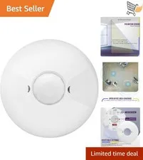 Low Voltage Ceiling Sensor PIR Motion Detector 360° Coverage Energy Efficient