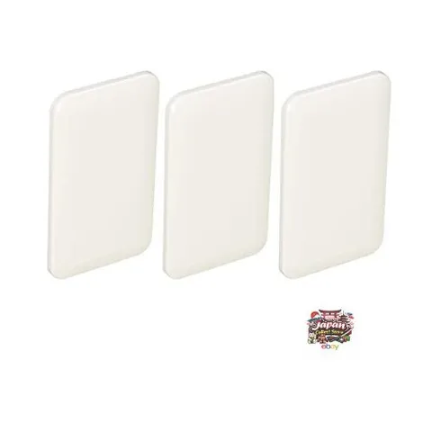 NEW Panasonic Cosmo Series Wide 21 Cover Plate Round Single Gang White Set of 3