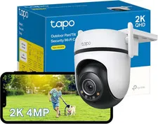 Tp-Link Tapo 2K QHD Outdoor Pan/Tilt Wi-Fi Security Camera, 360° View, Motion Tr