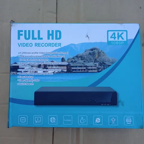 8CH 1080p Full HD Video Recorder DVR H.265 HDMI/VGA Dual Stream No HDD