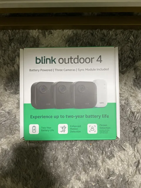 Blink Outdoor 4 –  NEW 3 CAMERA SYSTEM (Sync Module Core Included)
