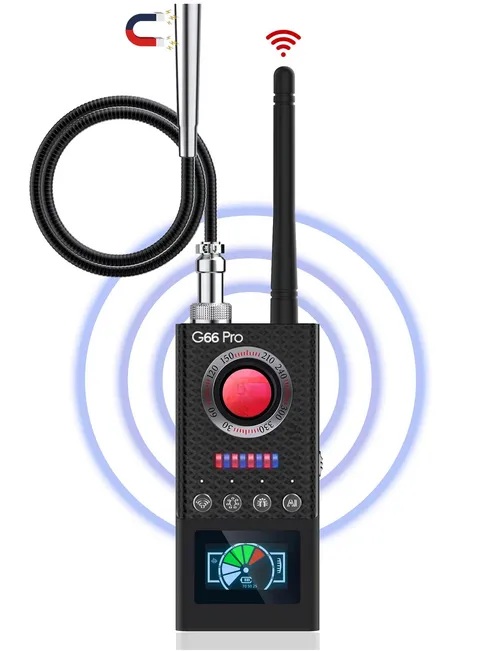 JAXTIN G66 Pro Hidden Camera Detector with AI Auto Scan, Magnetic GPS Tracker...