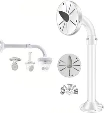 11.8"-23.6" Telescopic Adjustable Mount Bracket, Heavy Duty Metal Wall Ceilin...