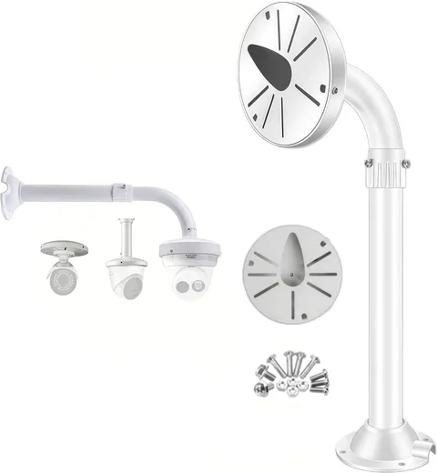 11.8"-23.6" Telescopic Adjustable Mount Bracket, Heavy Duty Metal Wall Ceilin...