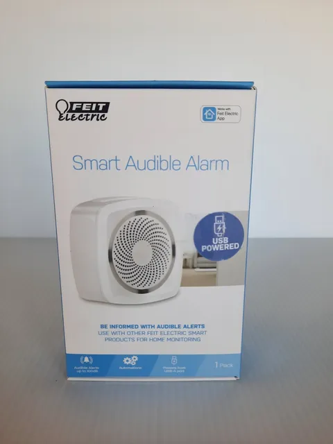 Feit Electric Smart Audible Alarm White 1 Pack
