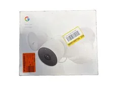 Google Nest Cam with Floodlight Outdoor Wired Security Camera White GA02411-US