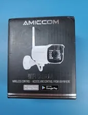 Amiccom WiFi Wireless Security Camera Outdoor/Indoor Watch From Your Phone