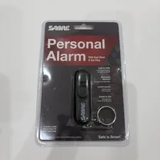 Sabre Personal Alarm With Dual Siren & Key Ring 120dB Portable Emergency Safety
