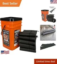 Grab & Go Flood Kit includes 5- 10ft Flood Barriers in Bucket