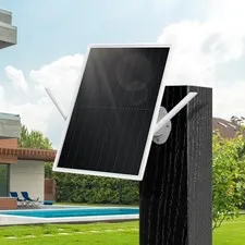 Solar WiFi Extender Outdoor, Solar Powered WiFi Repeater with 15W Panel & 26000m