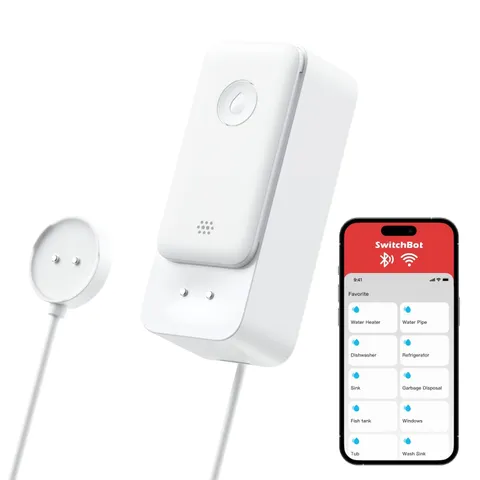 WiFi Water Leak Detector, Smart Water Sensor with 100dB Adjustable Alarm&App ...