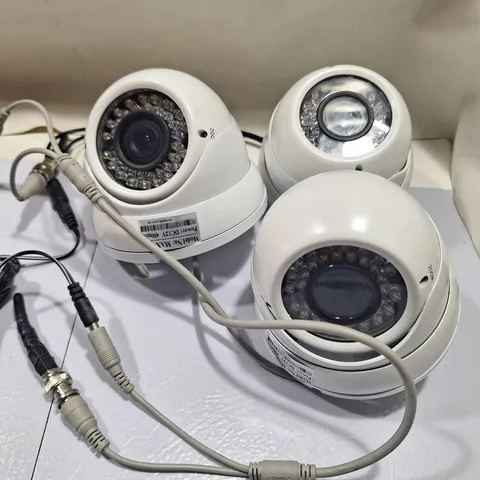 3 Max-400 Security Cameras