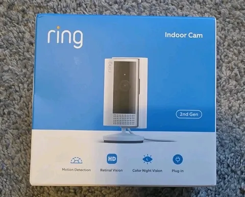 Ring Indoor Cam 2nd Gen Wi-Fi 1080p FHD Indoor Camera - White - NEW