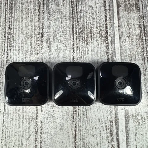 3 Blink BCM00400U Add-On Indoor/Outdoor Security Camera Black Untested - Power