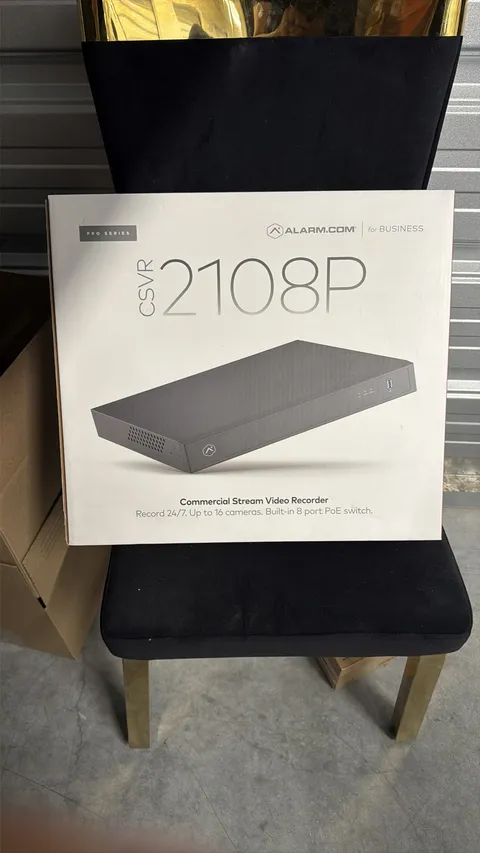 Alarm.com CSVR2108P Commercial Stream Video Recorder 16CH 8-Port PoE