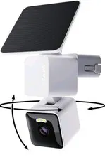 Wyze Solar Cam Pan Solar & Battery Powered 360 Pan/Tilt Coverage Night Vision