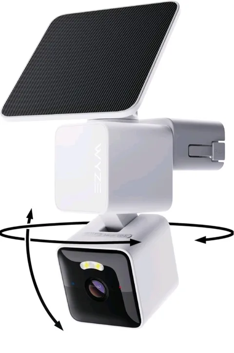 Wyze Solar Cam Pan Solar & Battery Powered 360 Pan/Tilt Coverage Night Vision
