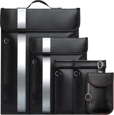 EMP Faraday Bag for Phones Laptops Keys Fireproof Waterproof Shielding