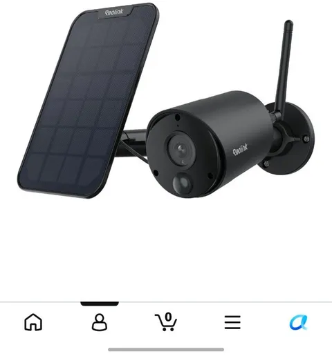 4 REOLINK Argus Eco 2K 5MP Wi-Fi Wireless Solar/Battery Security Cameras Black