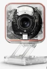 Wyze Cam v4 Security Camera, Clear See-Through Design, 2.5K QHD Resolution,
