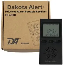 Wireless Driveway Alarm Portable Receiver PR-4000 - Compatible with 4000 Tran...