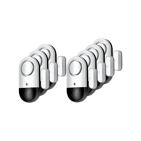 120 DB Loud Door and Window Open Alarm Sensor 7 Pack