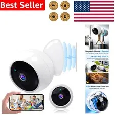 Smart Home Camera 2K WiFi Install-Free AI Night Vision Long Battery Life Outdoor