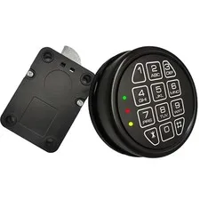 Gun Electronic Safe Lock ‎Replacement Black Keypad With Swing Bolt DIY Safe Lock