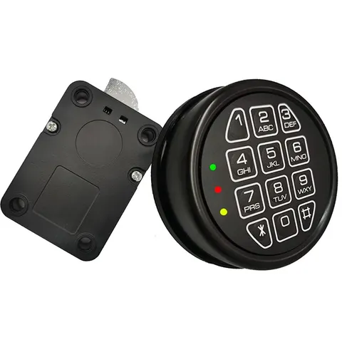 Gun Electronic Safe Lock ‎Replacement Black Keypad With Swing Bolt DIY Safe Lock