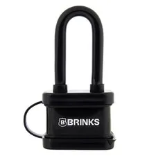 Brink's Weather Resistant 40mm Laminated Steel Padlock - Heavy Duty Outdoor