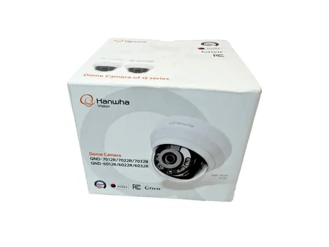 Wisenet QND-6012R1 2MP IR Indoor Dome Camera 2.8mm Fixed Lens PoE NEW