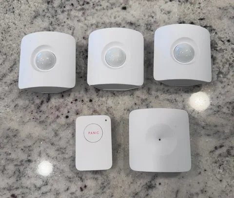 SimpliSafe Camera Motion Sensor Detector + Panic + Glass Brreak