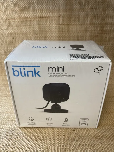 Blink Mini Indoor HD Security Camera 1080P Wi-Fi BCM00300UB Brand New Sealed Box