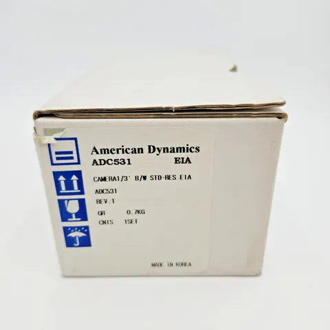 American Dynamics ADC531 B&W 1/3" CCD Analog Box Security Camera New Open Box