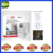 Dual Pack 120DB Door and Window Alarms - Reliable Battery-Powered Protection