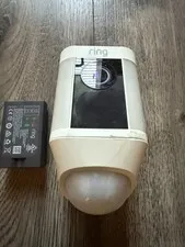 Ring Spotlight Cam Wireless White Outdoor Camera (incl. two batteries)