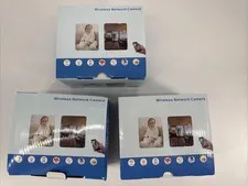 3 Cameras WiFi Wireless Indoor Home Security Night Vision Baby Pet Monitor 1080P