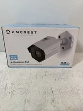 Amcrest 4MP PoE Outdoor Bullet Security IP Camera White NEW IP4M-1026EW