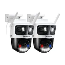 Defender AI 3K+ Guard TriLens WiFi Plugin 3in1 Security Camera, 360° PTZ, AI ...