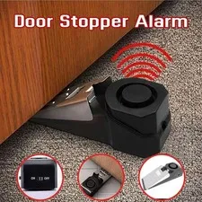 1pc Door Stop Security Alarm Wedge Stopper Home with 120DB Portable Travel Pack