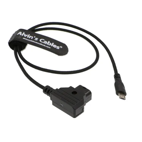Micro USB to D Tap AlvinTap Protective DTap Motor Power Cable for Tilta Nucle...
