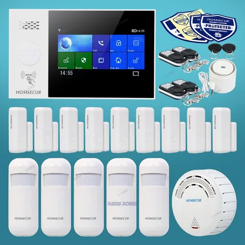 HOMSECUR Smart WIFi Intruder Alarm System Home Security Alarm System App Control