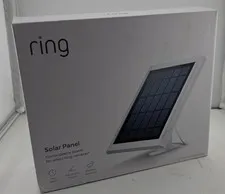 NEW Ring Solar Panel for Select Ring Security Cameras - White