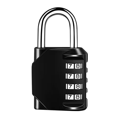MOXYOY Combination Padlock with 4 Digit Code, Small Locker Padlock for Gym 
