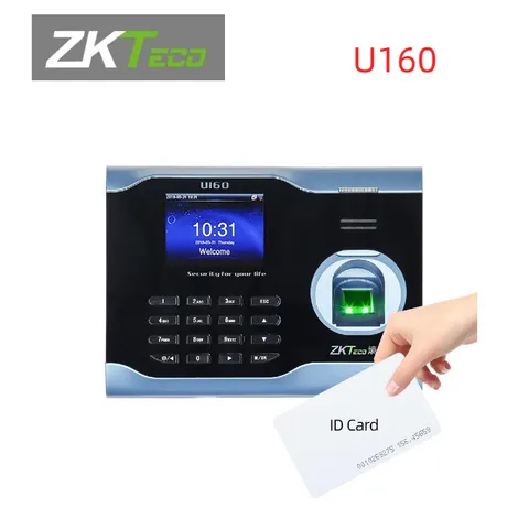 ZKTeco U160 ID Time Attendance System Time Clock Fingerprint Recognition